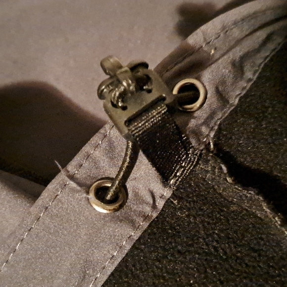 Port Authority men's size XL gray jacket, fleece backed fabric vguc - Picture 5 of 6